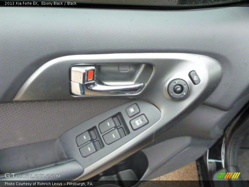 Ebony Black / Black 2013 Kia Forte EX