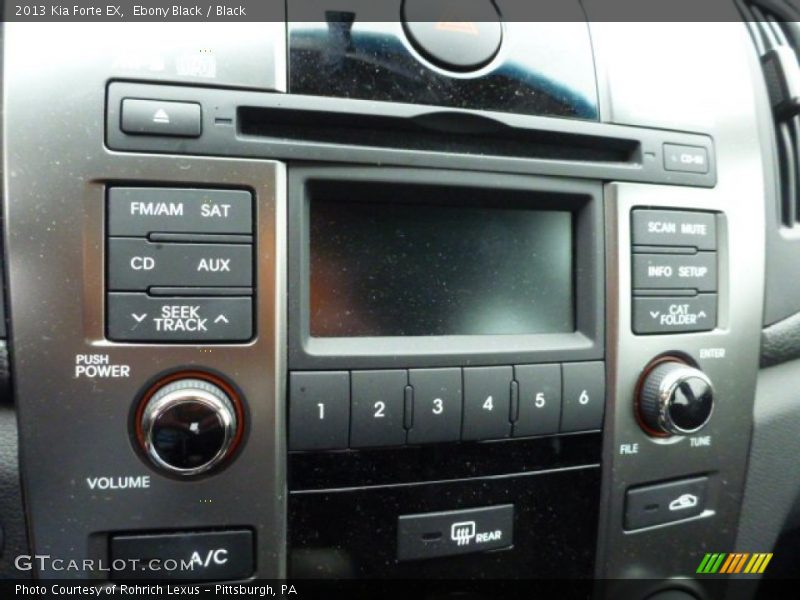 Ebony Black / Black 2013 Kia Forte EX