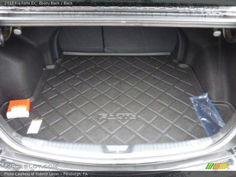 Ebony Black / Black 2013 Kia Forte EX