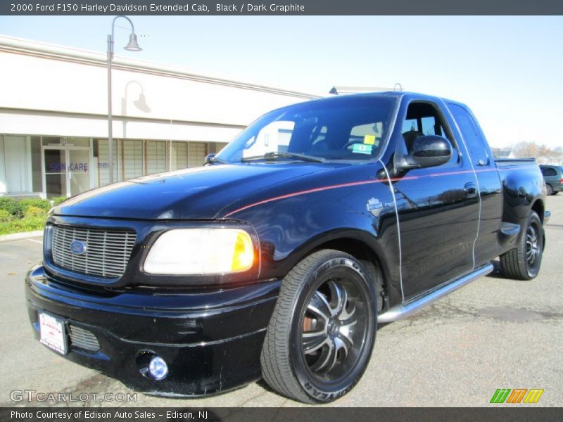 Black / Dark Graphite 2000 Ford F150 Harley Davidson Extended Cab