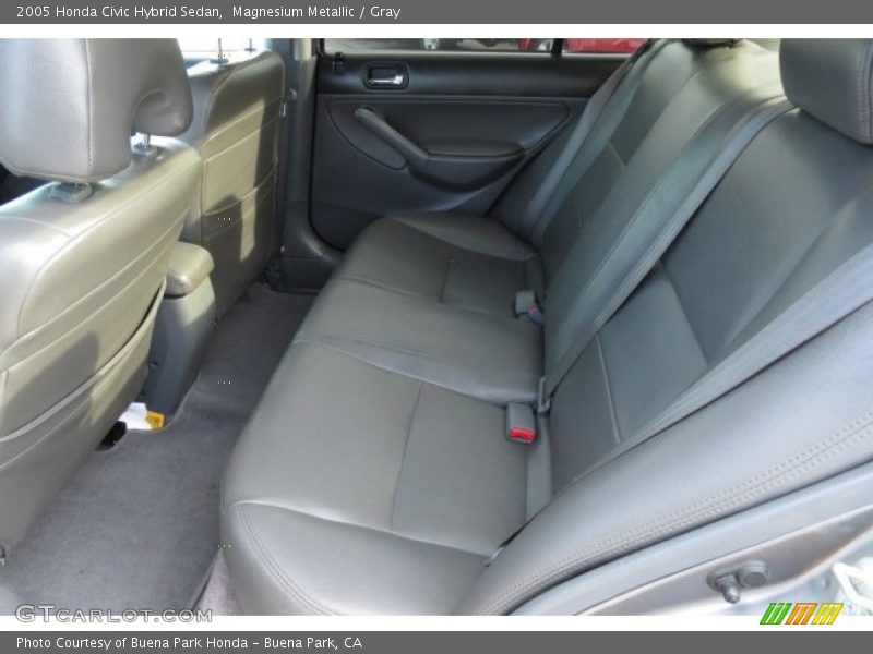 Magnesium Metallic / Gray 2005 Honda Civic Hybrid Sedan
