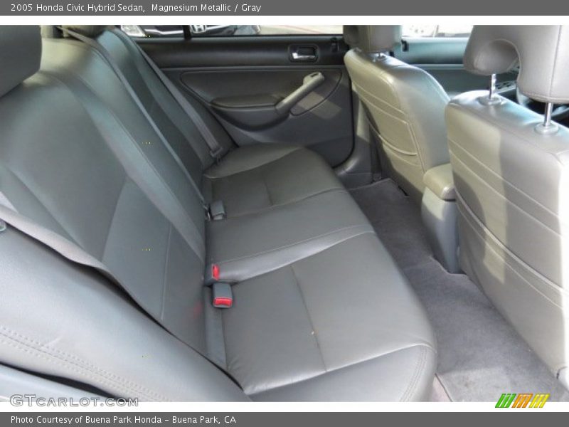 Magnesium Metallic / Gray 2005 Honda Civic Hybrid Sedan