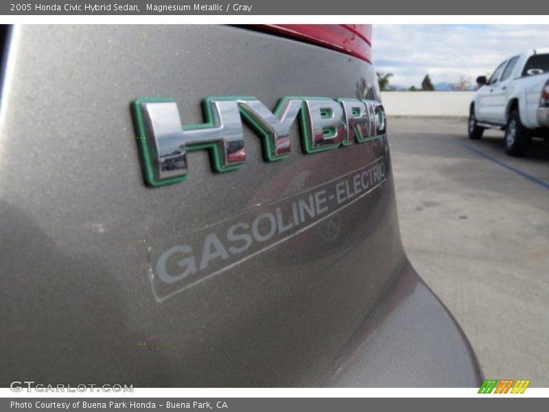Magnesium Metallic / Gray 2005 Honda Civic Hybrid Sedan