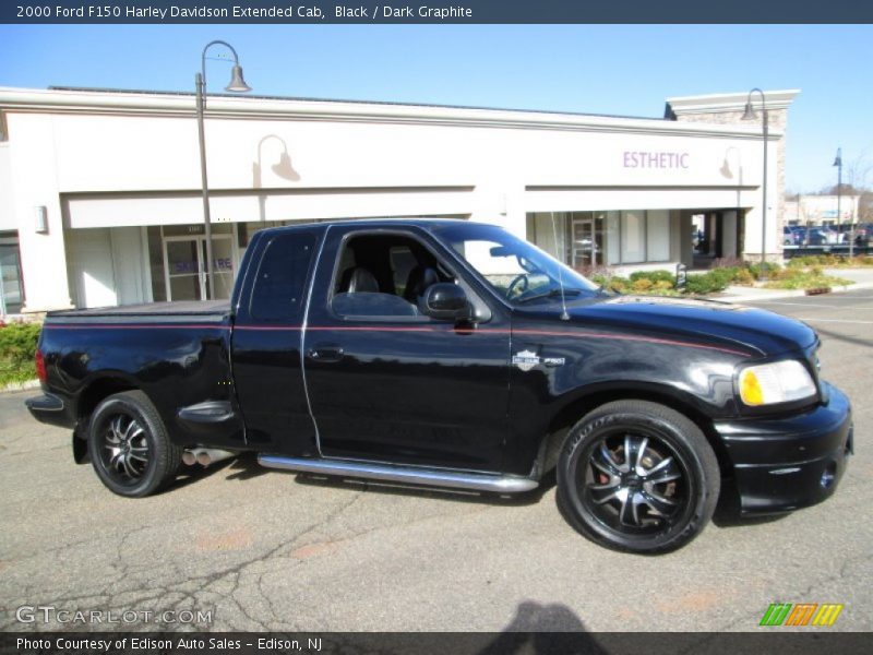 Black / Dark Graphite 2000 Ford F150 Harley Davidson Extended Cab