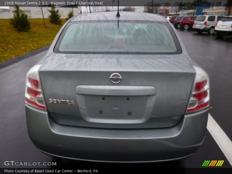 Magnetic Gray / Charcoal/Steel 2008 Nissan Sentra 2.0 S