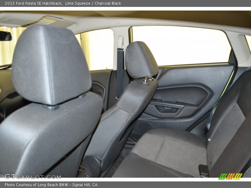 Lime Squeeze / Charcoal Black 2013 Ford Fiesta SE Hatchback