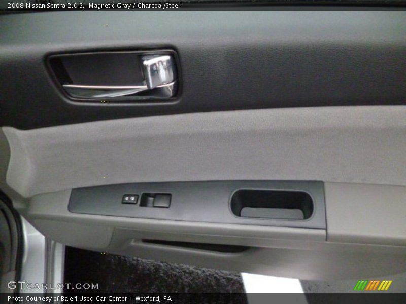 Magnetic Gray / Charcoal/Steel 2008 Nissan Sentra 2.0 S
