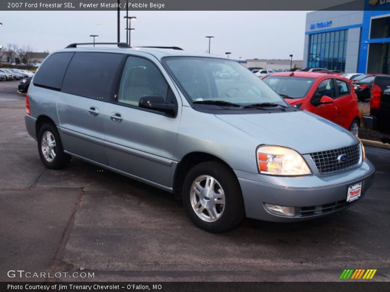 Pewter Metallic / Pebble Beige 2007 Ford Freestar SEL
