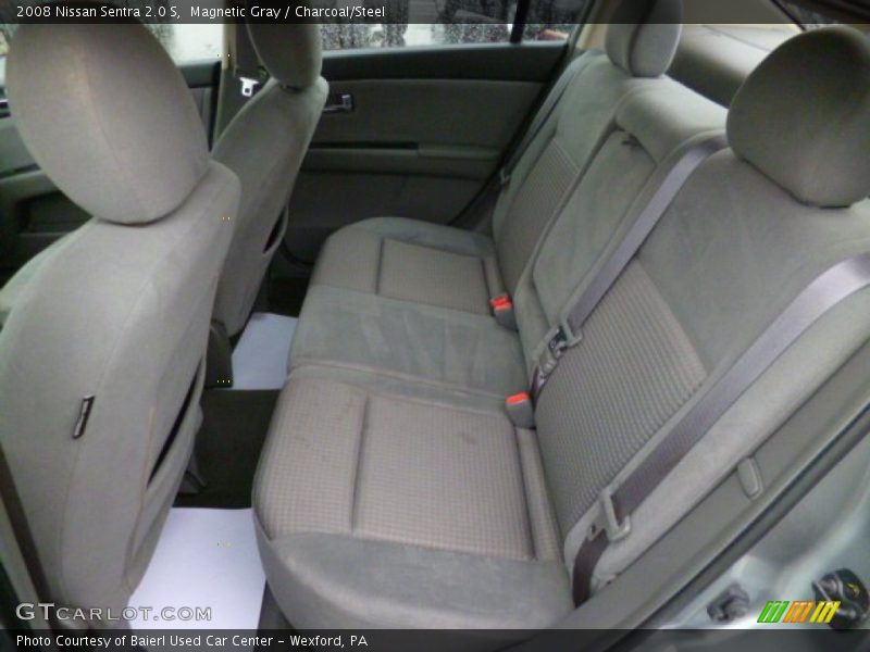 Magnetic Gray / Charcoal/Steel 2008 Nissan Sentra 2.0 S