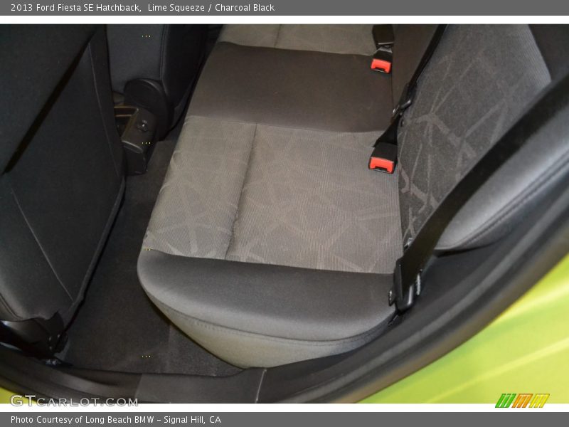 Lime Squeeze / Charcoal Black 2013 Ford Fiesta SE Hatchback