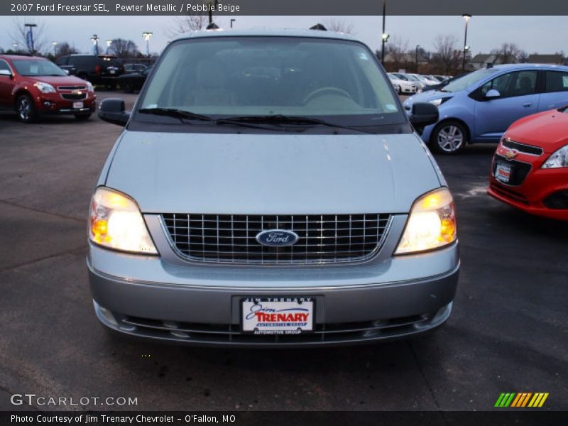 Pewter Metallic / Pebble Beige 2007 Ford Freestar SEL