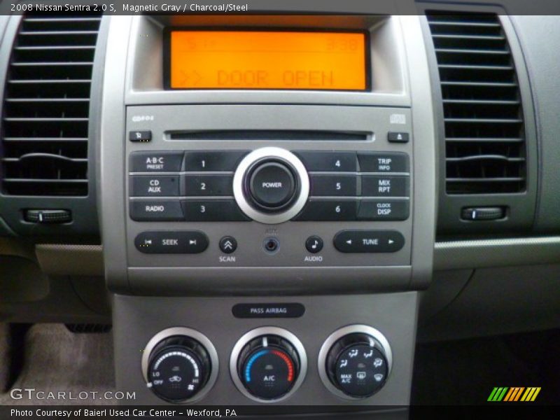 Magnetic Gray / Charcoal/Steel 2008 Nissan Sentra 2.0 S