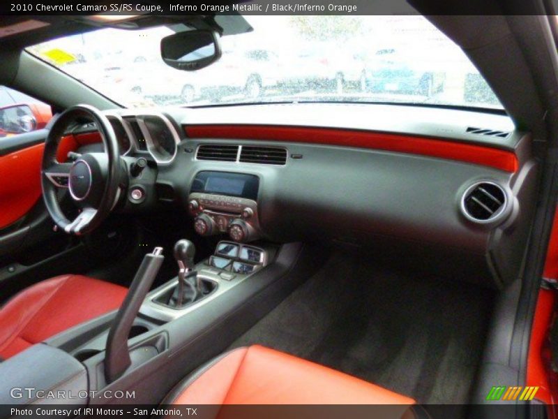 Inferno Orange Metallic / Black/Inferno Orange 2010 Chevrolet Camaro SS/RS Coupe