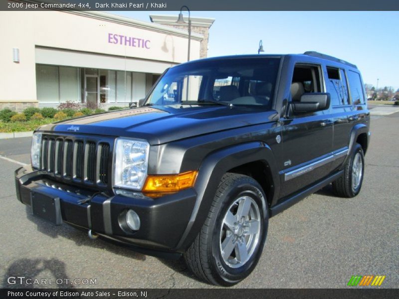 Dark Khaki Pearl / Khaki 2006 Jeep Commander 4x4