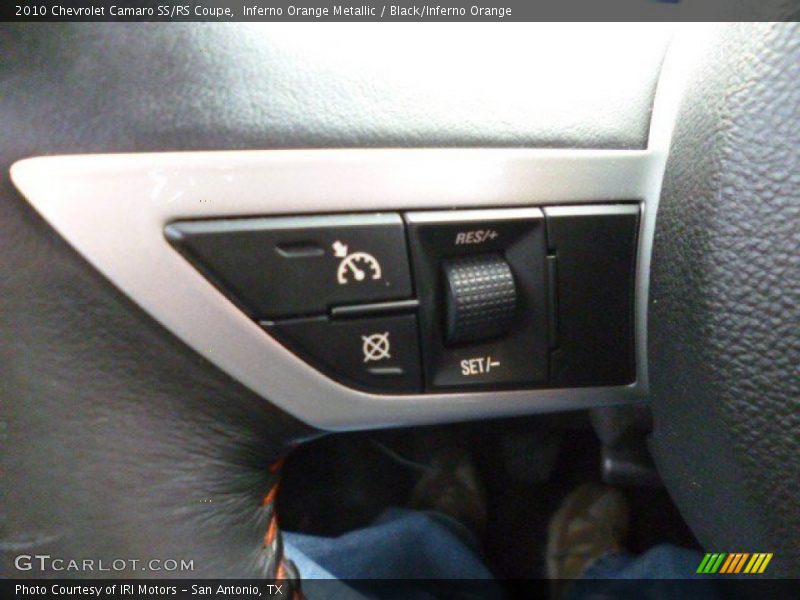 Inferno Orange Metallic / Black/Inferno Orange 2010 Chevrolet Camaro SS/RS Coupe
