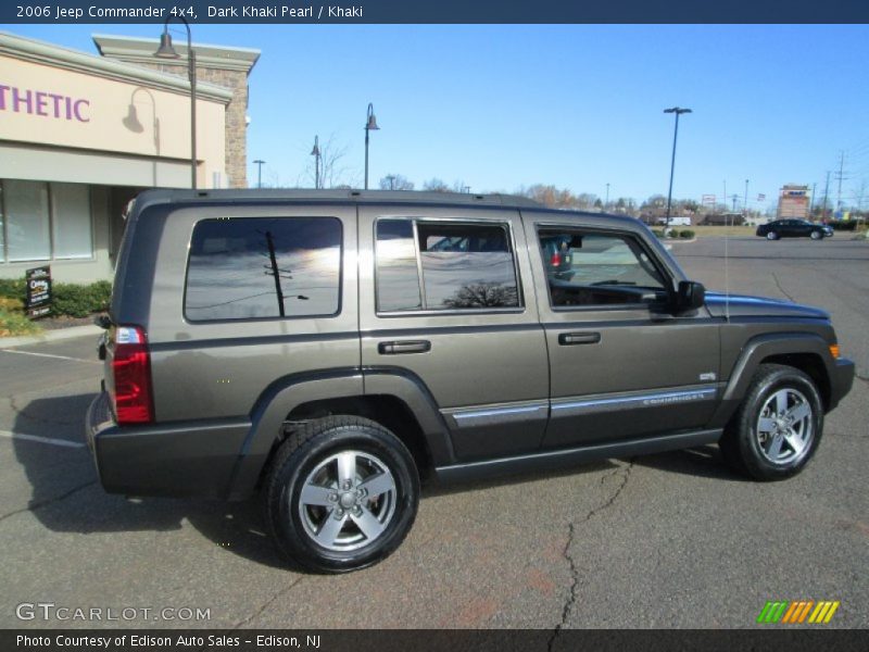 Dark Khaki Pearl / Khaki 2006 Jeep Commander 4x4