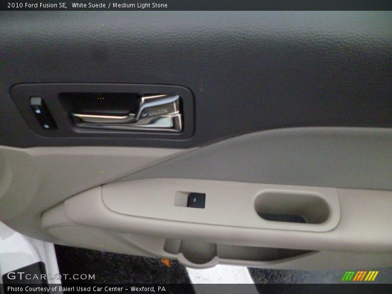 White Suede / Medium Light Stone 2010 Ford Fusion SE