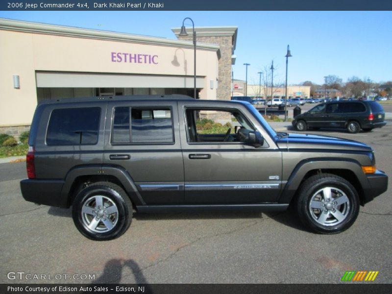 Dark Khaki Pearl / Khaki 2006 Jeep Commander 4x4