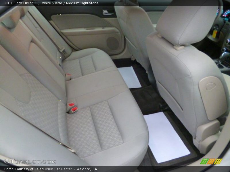 White Suede / Medium Light Stone 2010 Ford Fusion SE