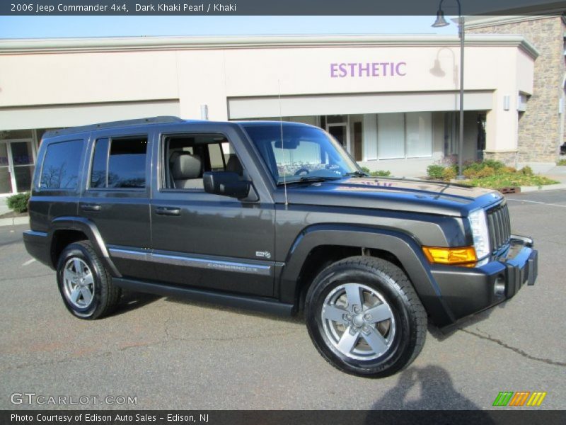 Dark Khaki Pearl / Khaki 2006 Jeep Commander 4x4