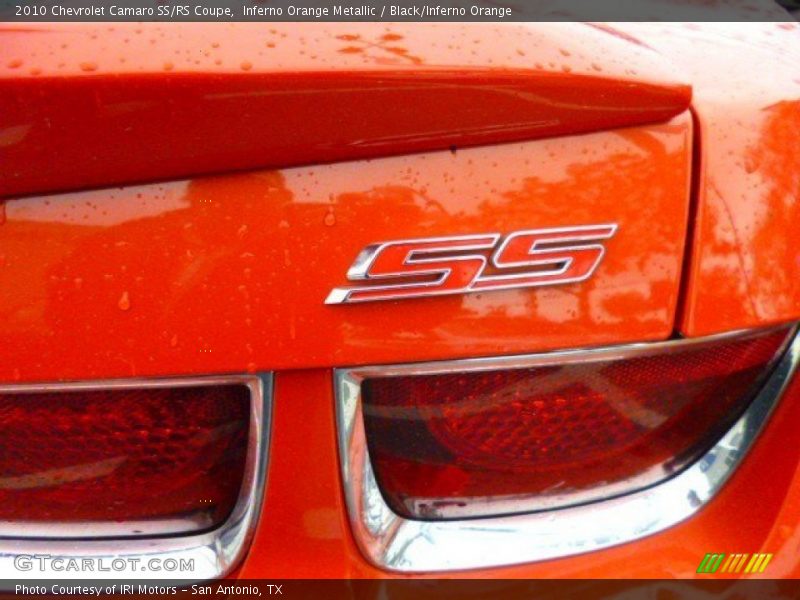Inferno Orange Metallic / Black/Inferno Orange 2010 Chevrolet Camaro SS/RS Coupe