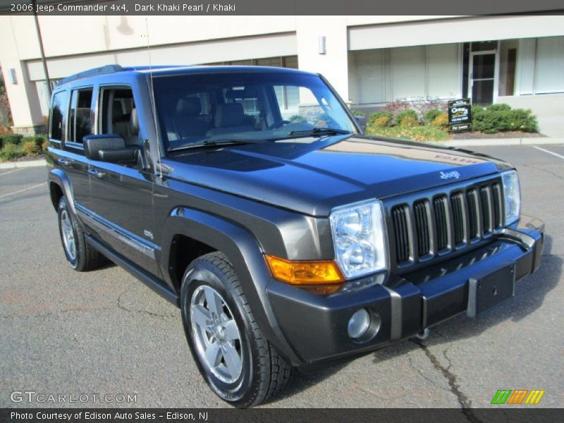 Dark Khaki Pearl / Khaki 2006 Jeep Commander 4x4