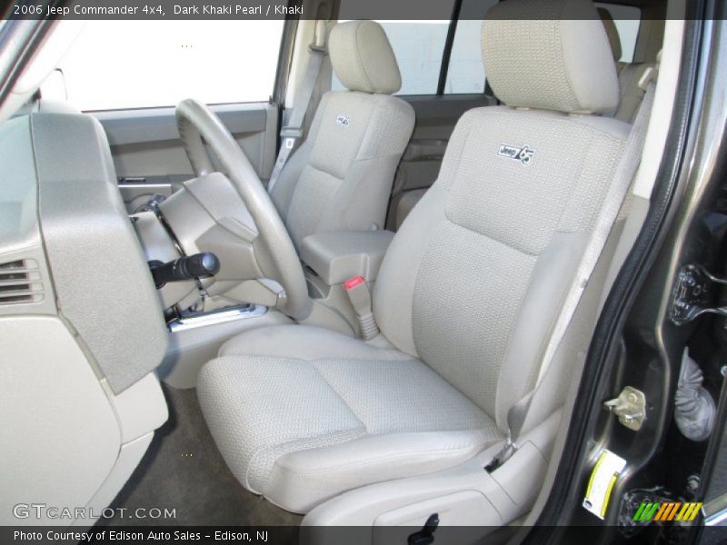 Dark Khaki Pearl / Khaki 2006 Jeep Commander 4x4