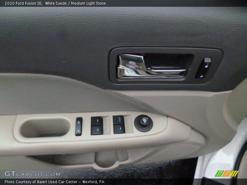 White Suede / Medium Light Stone 2010 Ford Fusion SE