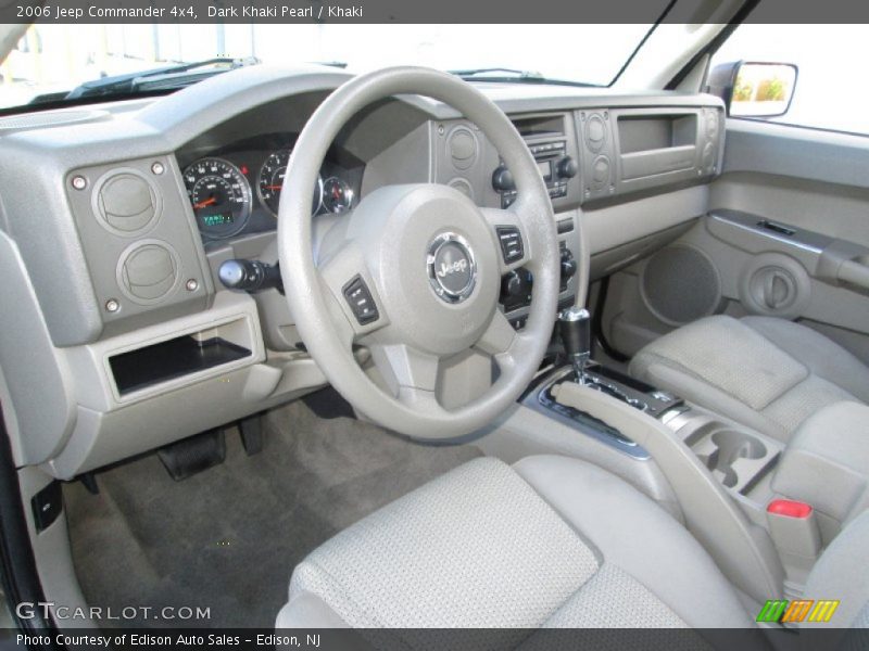 Dark Khaki Pearl / Khaki 2006 Jeep Commander 4x4
