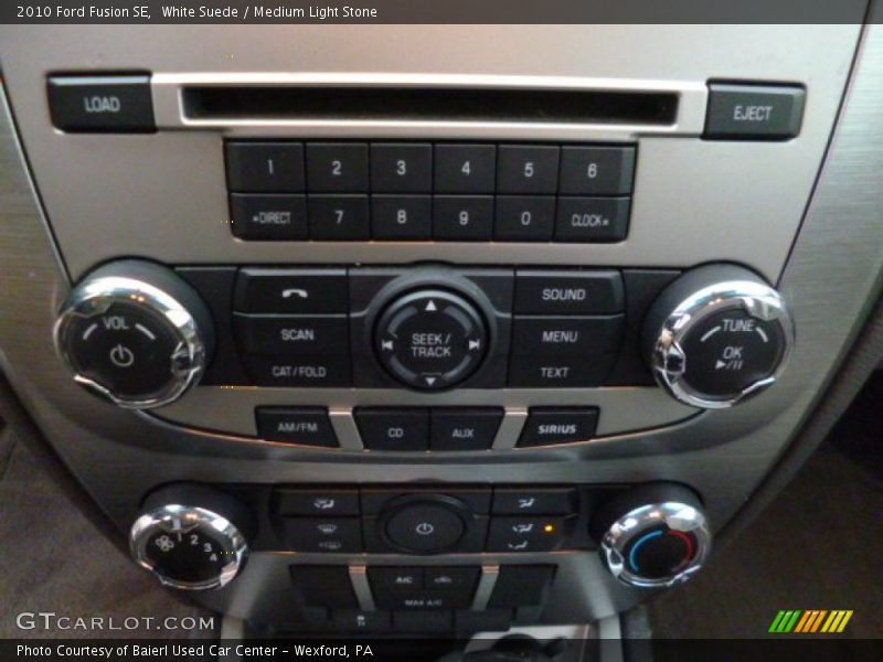 White Suede / Medium Light Stone 2010 Ford Fusion SE