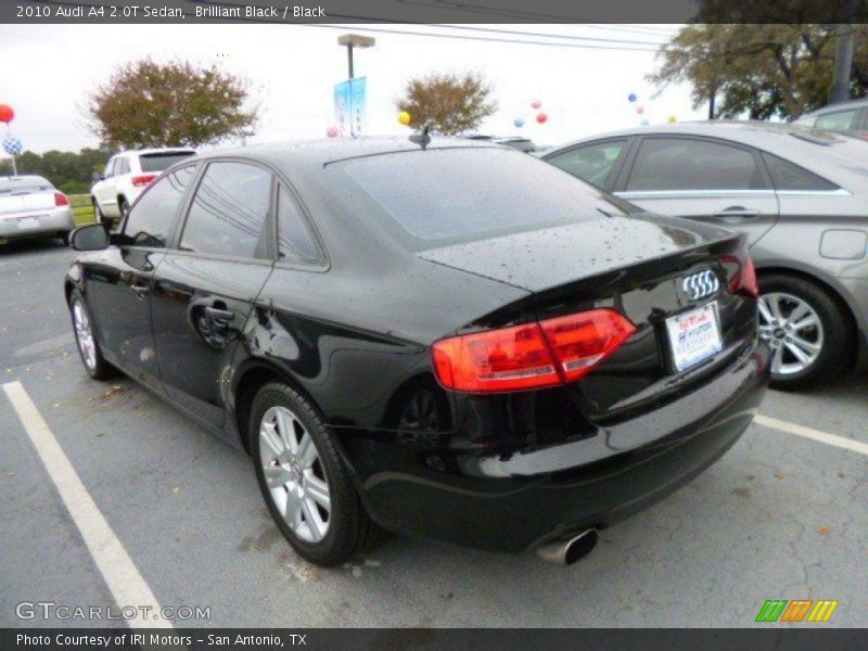 Brilliant Black / Black 2010 Audi A4 2.0T Sedan