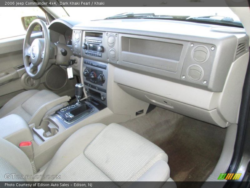 Dark Khaki Pearl / Khaki 2006 Jeep Commander 4x4