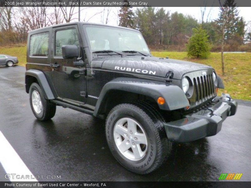 Black / Dark Slate Gray/Medium Slate Gray 2008 Jeep Wrangler Rubicon 4x4