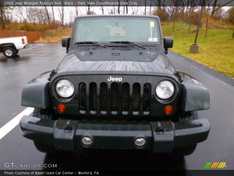Black / Dark Slate Gray/Medium Slate Gray 2008 Jeep Wrangler Rubicon 4x4