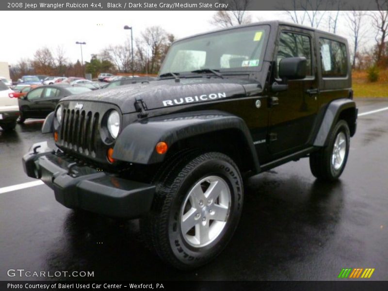 Black / Dark Slate Gray/Medium Slate Gray 2008 Jeep Wrangler Rubicon 4x4