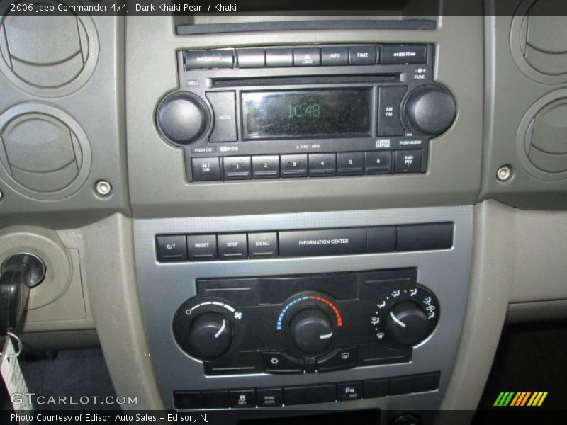 Dark Khaki Pearl / Khaki 2006 Jeep Commander 4x4