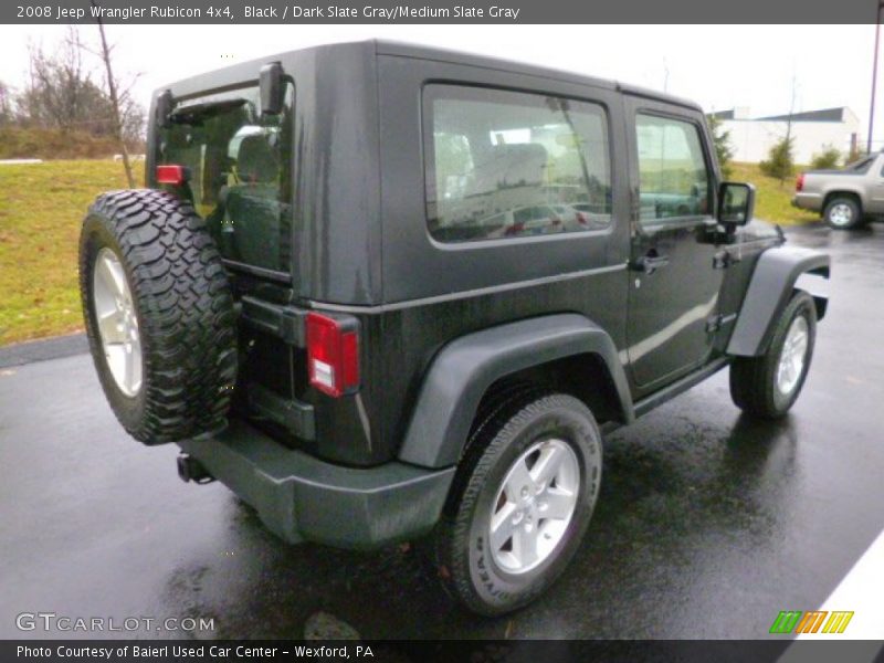 Black / Dark Slate Gray/Medium Slate Gray 2008 Jeep Wrangler Rubicon 4x4