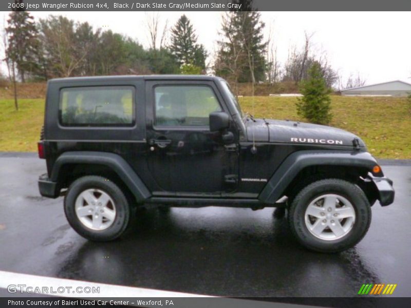 Black / Dark Slate Gray/Medium Slate Gray 2008 Jeep Wrangler Rubicon 4x4