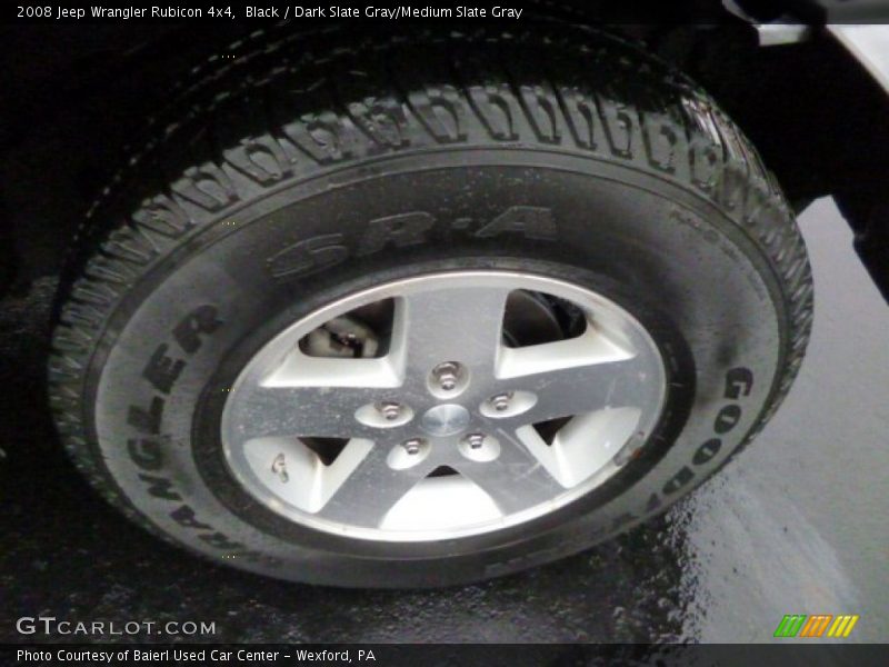 Black / Dark Slate Gray/Medium Slate Gray 2008 Jeep Wrangler Rubicon 4x4