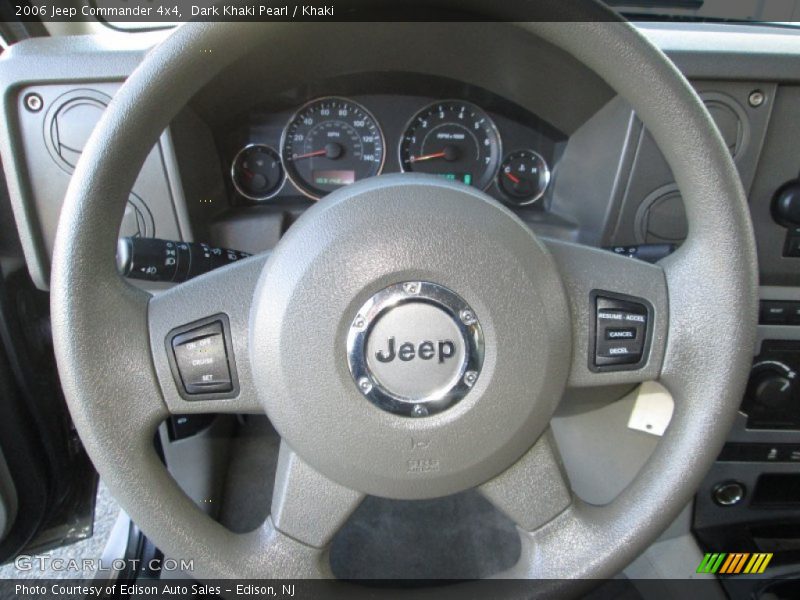 Dark Khaki Pearl / Khaki 2006 Jeep Commander 4x4