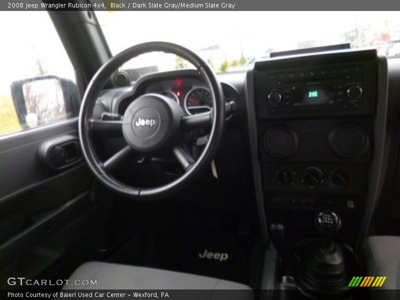 Black / Dark Slate Gray/Medium Slate Gray 2008 Jeep Wrangler Rubicon 4x4