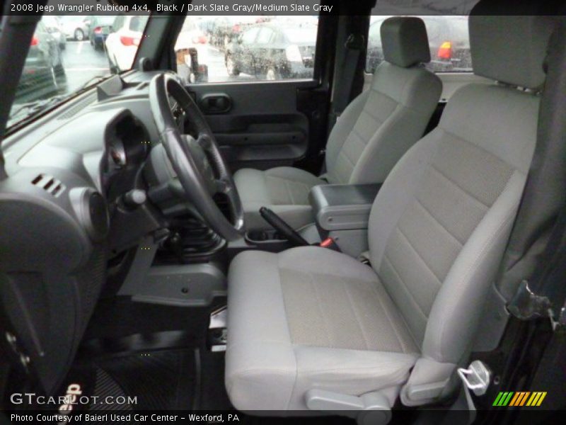 Black / Dark Slate Gray/Medium Slate Gray 2008 Jeep Wrangler Rubicon 4x4