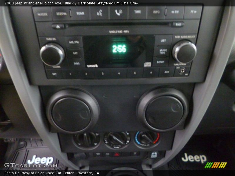 Black / Dark Slate Gray/Medium Slate Gray 2008 Jeep Wrangler Rubicon 4x4