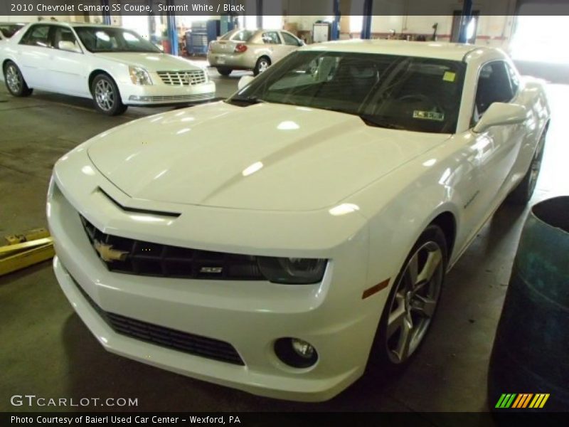 Summit White / Black 2010 Chevrolet Camaro SS Coupe