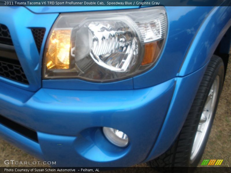 Speedway Blue / Graphite Gray 2011 Toyota Tacoma V6 TRD Sport PreRunner Double Cab