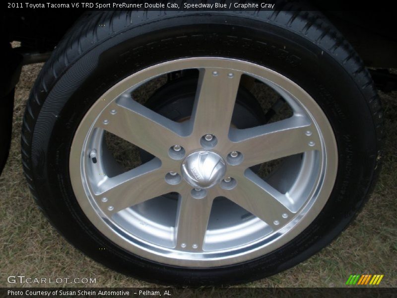 Speedway Blue / Graphite Gray 2011 Toyota Tacoma V6 TRD Sport PreRunner Double Cab