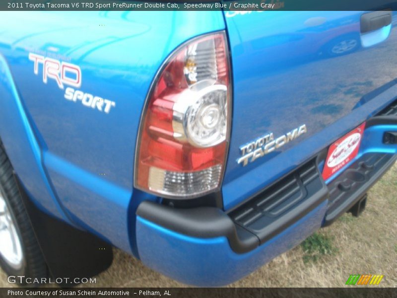 Speedway Blue / Graphite Gray 2011 Toyota Tacoma V6 TRD Sport PreRunner Double Cab