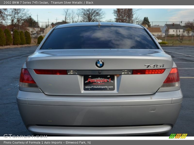 Titanium Silver Metallic / Black 2002 BMW 7 Series 745i Sedan