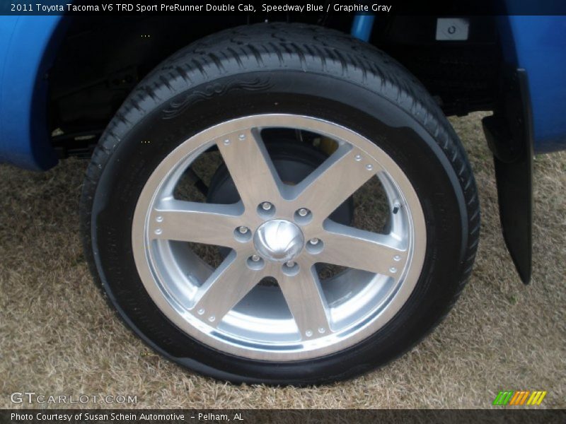Speedway Blue / Graphite Gray 2011 Toyota Tacoma V6 TRD Sport PreRunner Double Cab