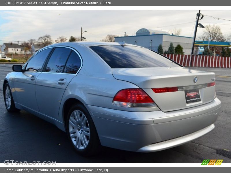 Titanium Silver Metallic / Black 2002 BMW 7 Series 745i Sedan